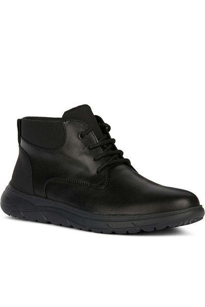 Geox Black Booties Mens Shoes