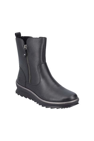 Remonte Black Booties Womens Shoes