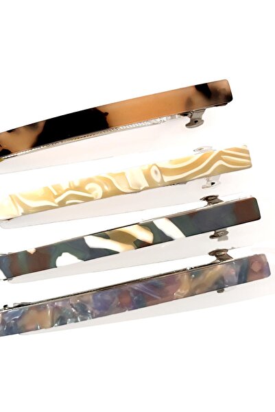 New Obsessions Flat Bar Acetate Buckle Set 4 Pack