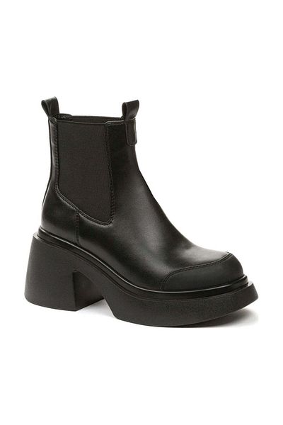 Betsy Black Booties Womens Shoes