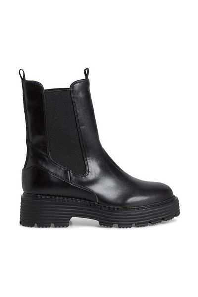 Tamaris Black Booties Womens Shoes