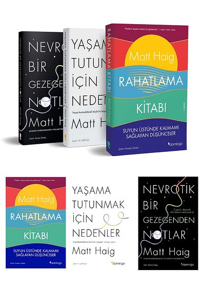 Penguin Books 3 Books Set - Relaxation Book, Reasons to Keep Living, Notes from a Neurotic Planet