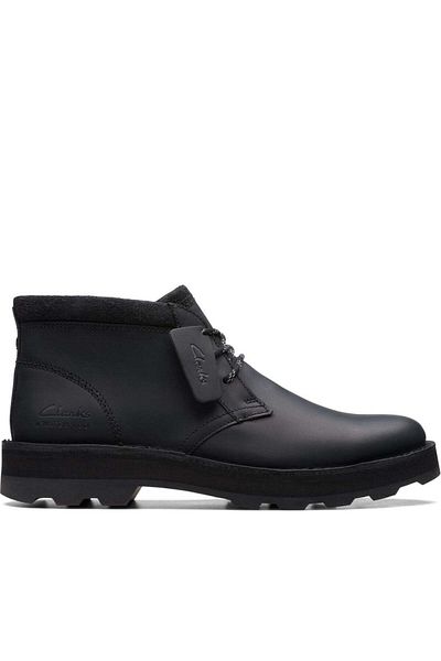 CLARKS Black Booties Mens Shoes