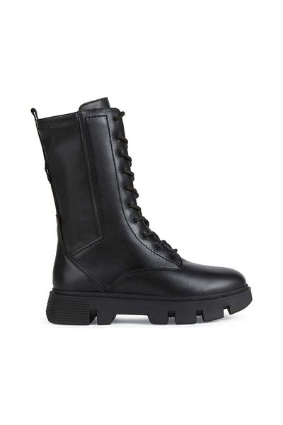 Geox Black Booties Womens Shoes