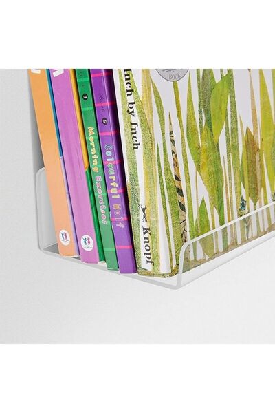 Trend Pleksi Pleksi 2'li Duvar Raf Takımı (Şeffaf)