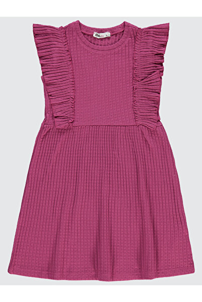 Civil Girls Κοριτσίστικο φόρεμα 6-9 ετών Λιλά Πούσι
