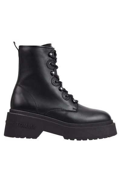 Tommy Jeans Cizme negre Pantofi dama