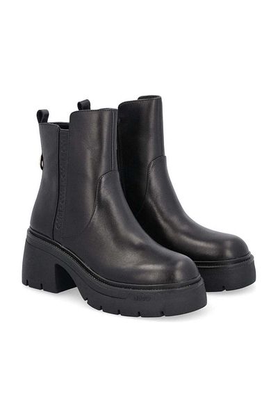 Liu Jo Black Booties Womens Shoes
