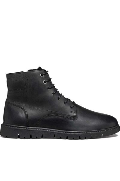 Geox Black Booties Mens Shoes
