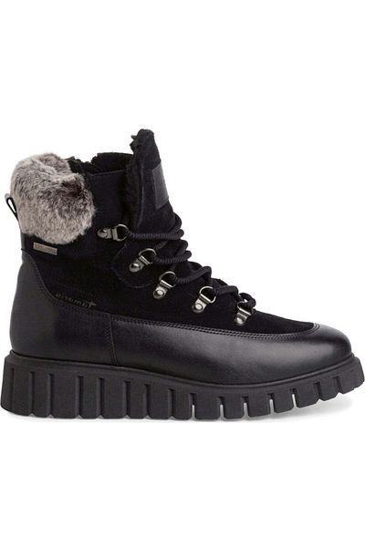 Tamaris Black Booties Womens Shoes