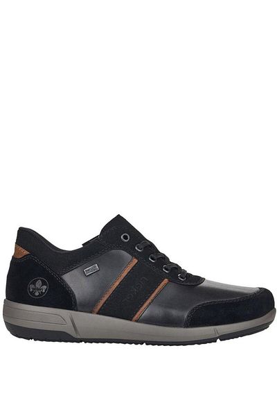 Rieker Black Flats Mens Shoes