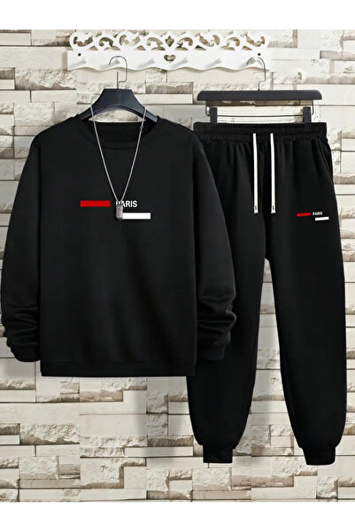 Frisson Σετ άνετων αθλητικών ειδών Apparelix με τύπωμα Plus Size