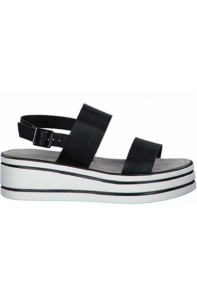 Tamaris Black Sandals Womens Shoes