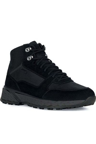Geox Black Trainers Mens Shoes