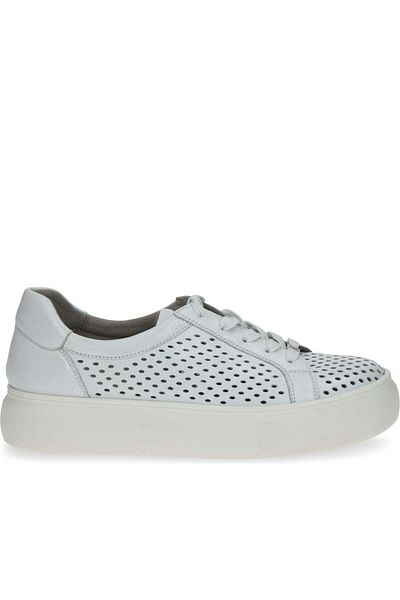 Caprice White Trainers Womens Shoes