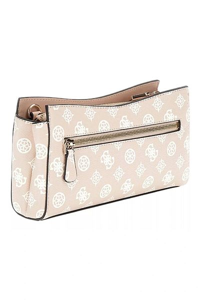 Guess Dorys Top Zip Crossbody жіноча бежева міні-сумка на блискавці Hwpg9521120-sdl
