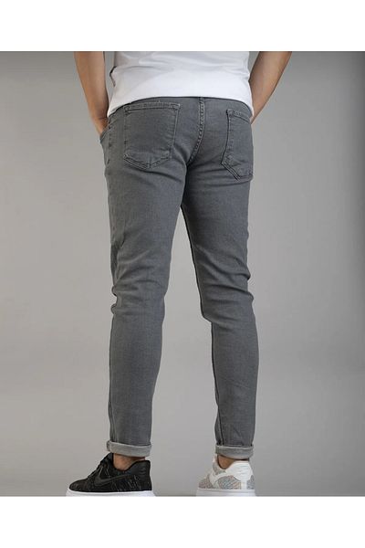 Lotus Men's Skinny Fit Treaded Jeans