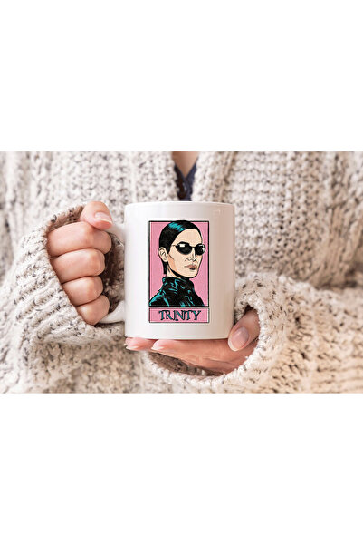 MODA كوب بورسلين هدية مطبوع عليه ماتريكس ترينيتي