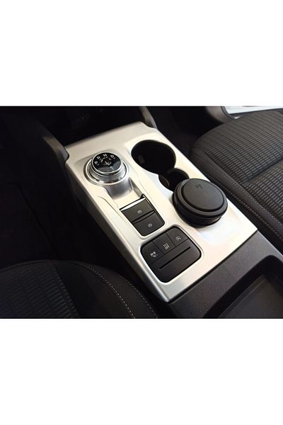 Autokit Compatible for Focus 2019 Vites Console Coating Silver (ABS)