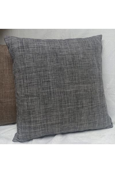 Rüyam Față de pernă decorativă gri țesută din in