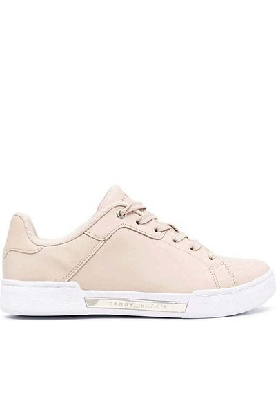 Tommy Hilfiger Pink Trainers Womens Shoes