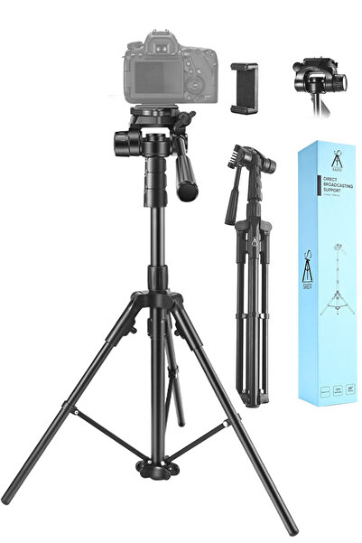 The Wlue Ultra Profesyonel 3 Yollu Alüminyum Tripod 1,9 Metre Ring Light / Ka...