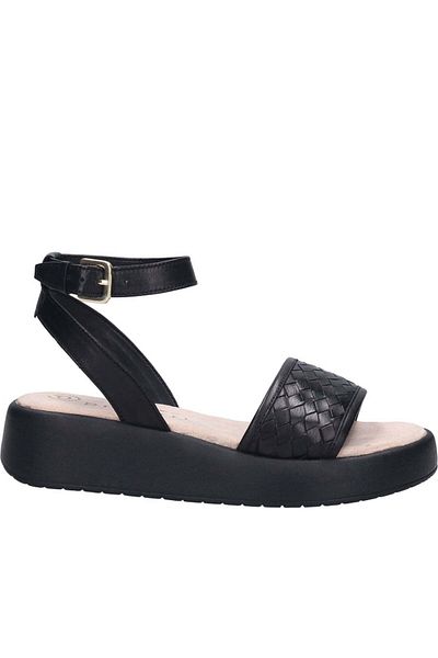 BUGATTI Black Sandals Womens Shoes