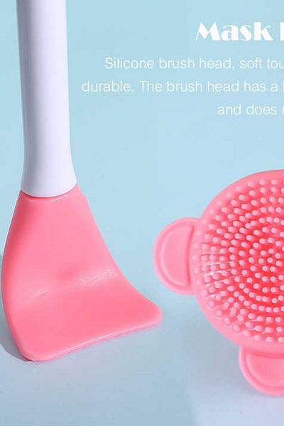 Magic Leverage Facial Cleansing and Mask Application Is More Easy Silicone Brush and Spatula