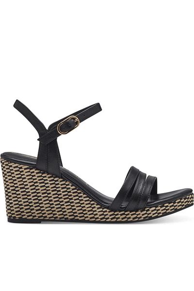 Tamaris Black Sandals Womens Shoes