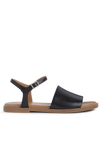 Geox Black Sandals Womens Shoes