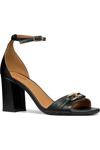 Geox Black Sandals Womens Shoes