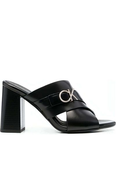 Calvin Klein Black Sandals Womens Shoes