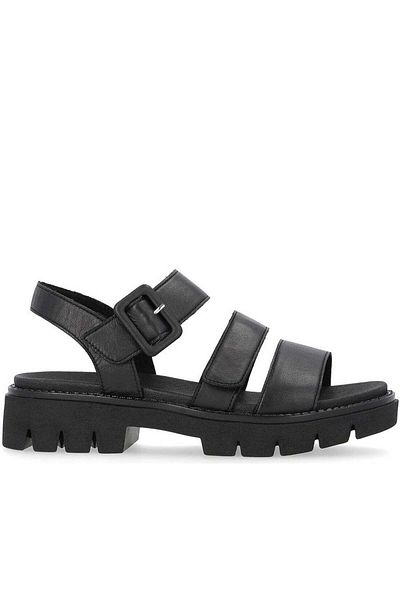 Remonte Black Sandals Womens Shoes