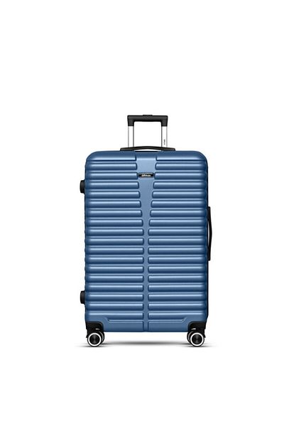 Mnuk Destiny Carry-on Luggage | Hardside Trolley | 20 Blue
