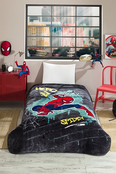 Özdilek Spiderman Hero Disney Licensed Single Children's Blanket 155X215 cm