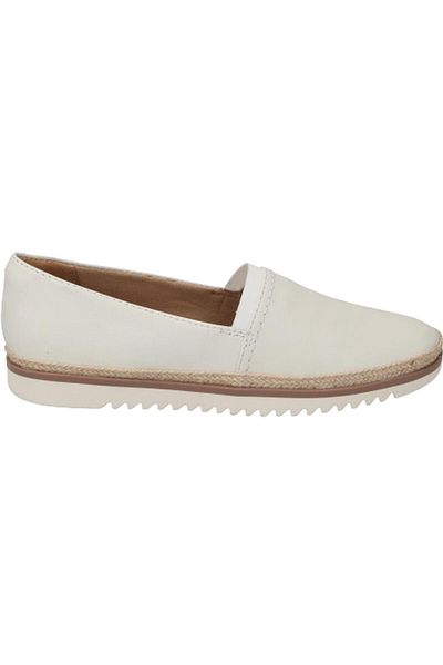 CLARKS White Flats Womens Shoes