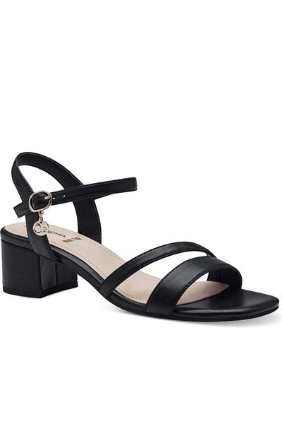 s.Oliver Black Sandals Womens Shoes