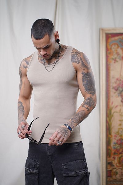 Butik Trend We Camisole Fabric Slim Fit Fit Men's Undershirt
