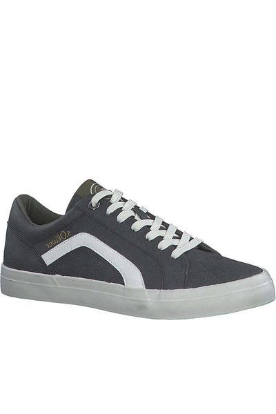 s.Oliver Grey Trainers Mens Shoes