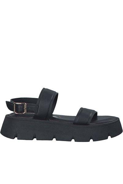 Tamaris Black Sandals Womens Shoes