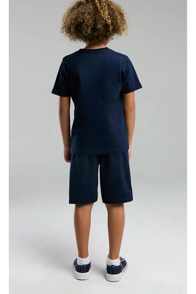 U.S. Polo Assn. Boy's Navy Blue Bermuda Suit - Licensed, Uspa, 100% Cotton, (2025 Spring-Summer Collection)