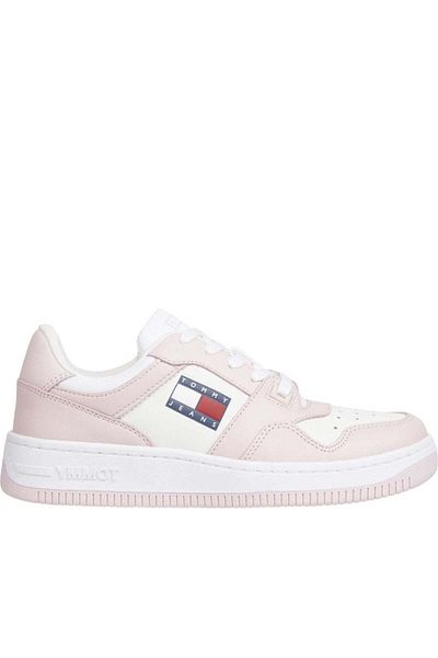Tommy Jeans Pink Trainers Womens Shoes