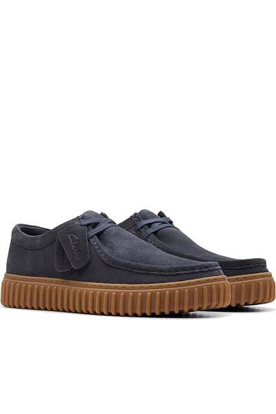 CLARKS Blue Trainers Mens Shoes