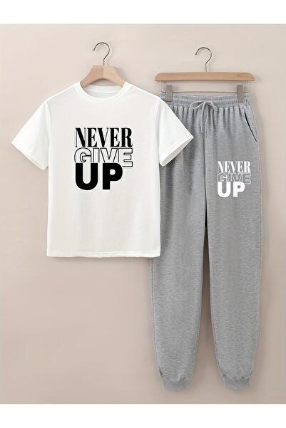 Lider Leather Set de tricou și pantaloni de trening JAKİNTA Outdoors, din bum...