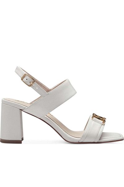 Tamaris White Sandals Womens Shoes