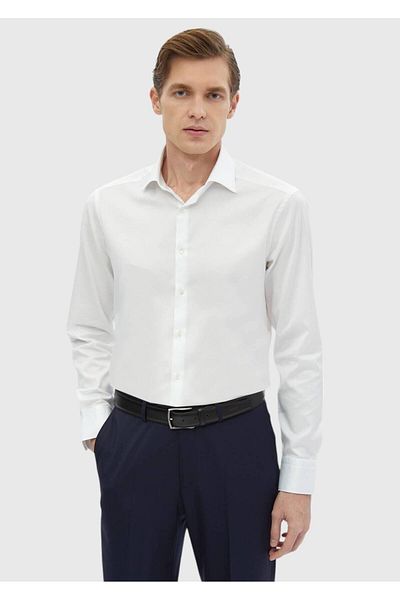 Ramsey Regular Fit Non-iron Woven Classic 100% Cotton Shirt