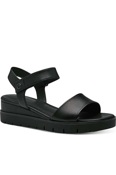 Tamaris Black Sandals Womens Shoes