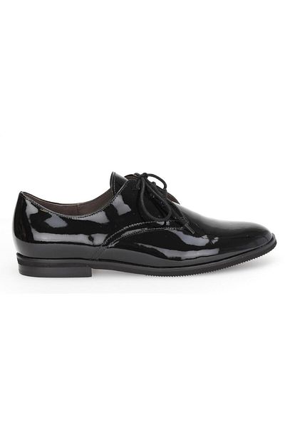 GABOR Black Flats Womens Shoes