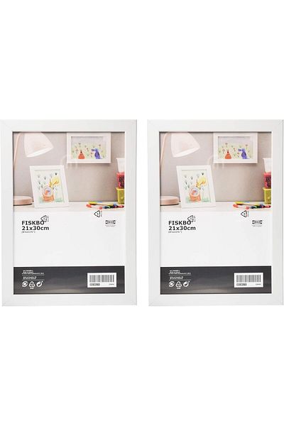 STOREMAX Jvnnastore 21X30 cm White Photo Frame Si 2 Units Trendyfr 646268