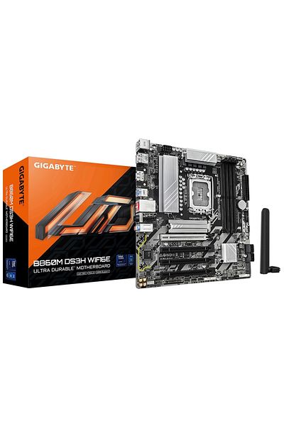 Gigabyte B860M Ds3H to Wifi6E Ddr5 9066Mhz Oc M.2 1851P Matx Motherboard